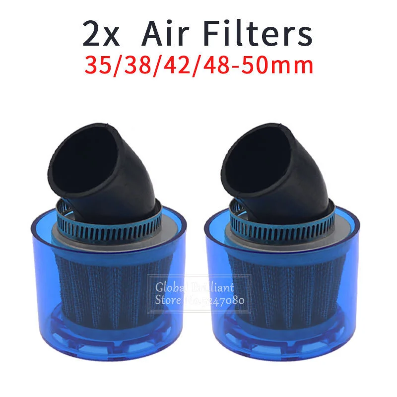 2x 32/35/38/42mm Bend Elbow Motorcycle Motorbike Air Filters Cleaner For ATV Pit Dirt Bike Scooter Splash Proof Waterproof
2x 32/35/38/42mm Bend Elbow Motorcycle Motorbike Air Filters Cleaner For ATV Pit Dirt Bike Scooter Splash Proof Waterproof