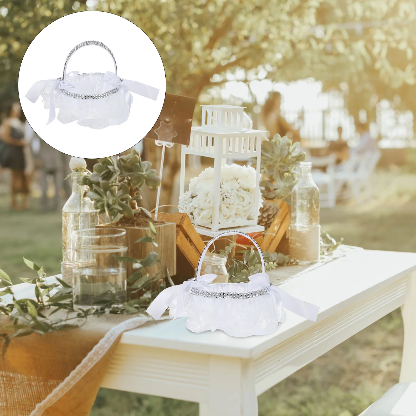Basket Flower Wedding Baskets Girl Lace Storage Romantic Bridal Ceremony Bowknot Petals Holder Bow Rose Party Gift Rhinestone
Basket Flower Wedding Baskets Girl Lace Storage Romantic Bridal Ceremony Bowknot Petals Holder Bow Rose Party Gift Rhinestone