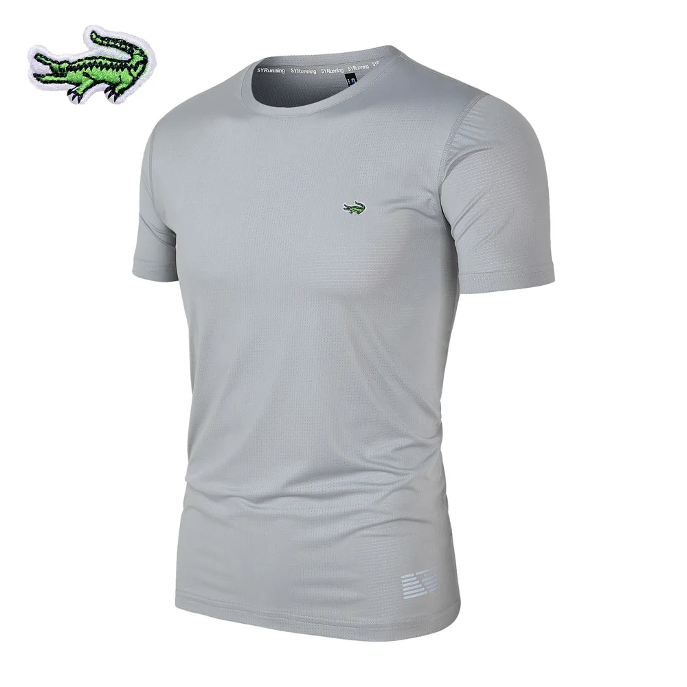 

Embroidery CARTELO New Summer Quick-drying High-quality O-neck T-Shirt Fashion Brand Top Casual Breathability Running T-Shirts