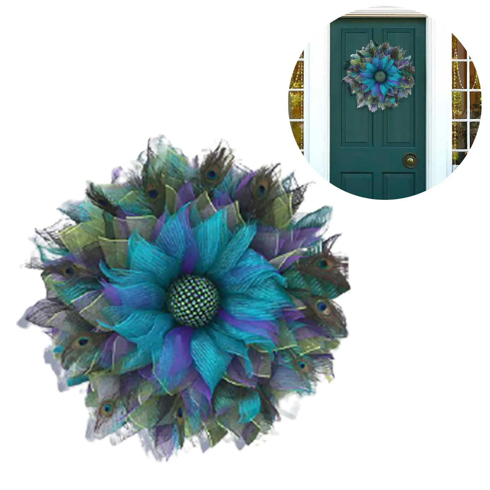 Peacocks Pattern Decorative Door Wreaths Front Door Outside Elegant Peacocks Wreath Home Decorations For Halloween Wedding
Peacocks Pattern Decorative Door Wreaths Front Door Outside Elegant Peacocks Wreath Home Decorations For Halloween Wedding