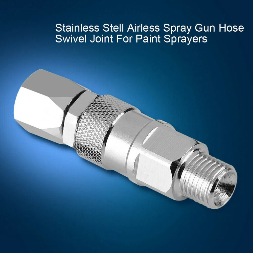 1/4Inch Stainless Steel High Pressure Washer Swivel Joint Connector Hose Fitting Airless Spray Gun Hose Joint For Paint Sprayer
1/4Inch Stainless Steel High Pressure Washer Swivel Joint Connector Hose Fitting Airless Spray Gun Hose Joint For Paint Sprayer