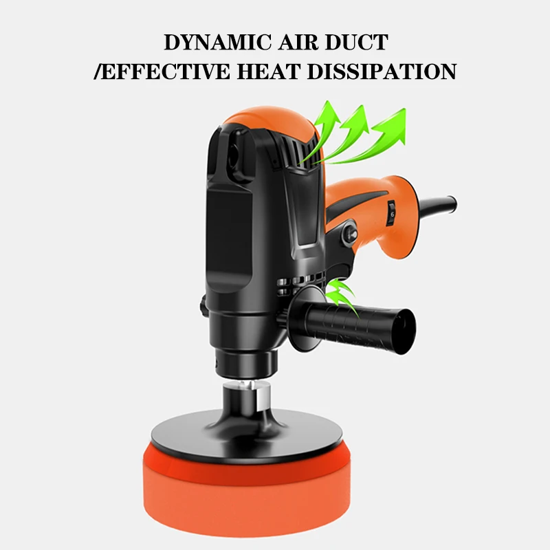980W Electric Car Polisher Polishing Machine Angle Grinder Tools Six Gears Adjustable Speed Car Electric Polisher Waxing Machine
980W Electric Car Polisher Polishing Machine Angle Grinder Tools Six Gears Adjustable Speed Car Electric Polisher Waxing Machine