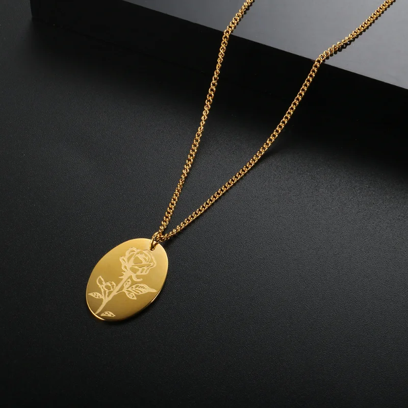 Rose Necklace Female Simple Light Luxury Girl Sense Clavicle Chain Personality Fashion Titanium Steel Pendant Romance Jewelry
Rose Necklace Female Simple Light Luxury Girl Sense Clavicle Chain Personality Fashion Titanium Steel Pendant Romance Jewelry
