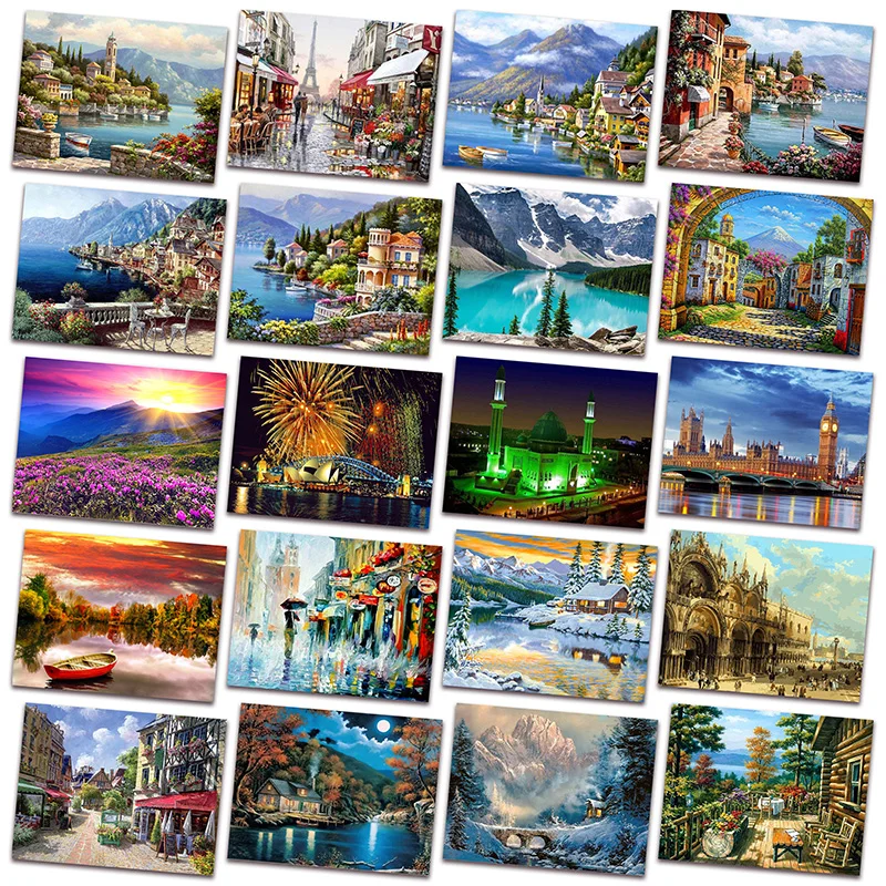 New 5D Full Diamond embroidery mosaic landscape sea house DIY Diamond painting picture seaside City cross stitch Home decor X007
New 5D Full Diamond embroidery mosaic landscape sea house DIY Diamond painting picture seaside City cross stitch Home decor X007