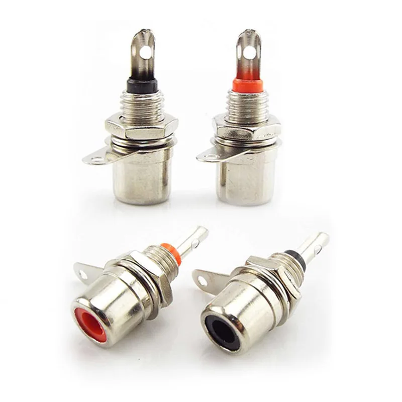 4 шт. панельный разъем RCA, гнездовой разъем RCA, Панельное крепление RCA, аудиоразъем, разъем, перегородка, адаптер для динамика
4 шт. панельный разъем RCA, гнездовой разъем RCA, Панельное крепление RCA, аудиоразъем, разъем, перегородка, адаптер для динамика