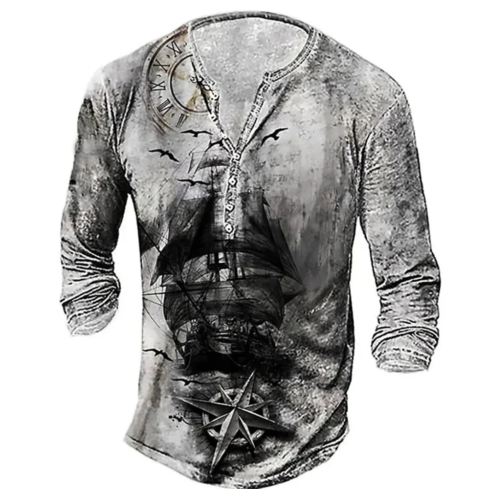 2022 Men's cotton T-shirt 3D printed navigation long sleeved T-shirt Men's 5xl oversize top T-shirt Men's punk street wear
2022 Men's cotton T-shirt 3D printed navigation long sleeved T-shirt Men's 5xl oversize top T-shirt Men's punk street wear