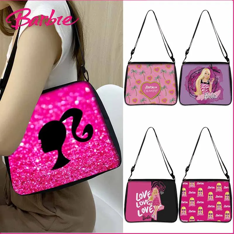 Miniso Barbie Series Letter Printed Shoulder Bag Cartoon Fashion Casual Girls' Large Capacity Portable Handbag Mini Makeup Bag
Miniso Barbie Series Letter Printed Shoulder Bag Cartoon Fashion Casual Girls' Large Capacity Portable Handbag Mini Makeup Bag
