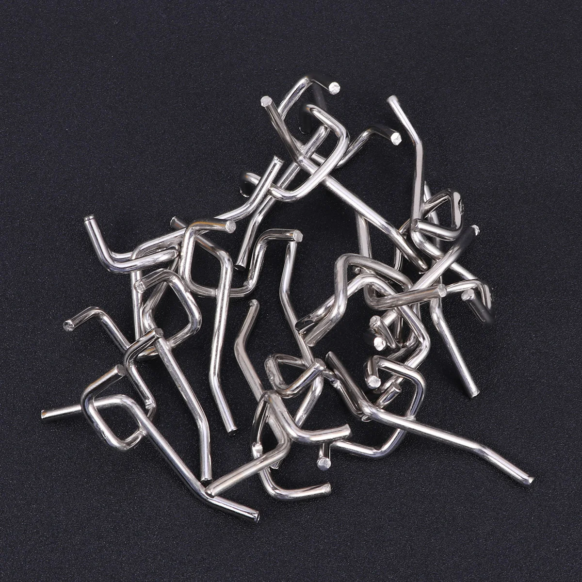 50 PCS Carbon Steel Peg Board Pegboard Hooks Garage Work Shop Storage Display Organization Steel Hanging Tool (Silver)
50 PCS Carbon Steel Peg Board Pegboard Hooks Garage Work Shop Storage Display Organization Steel Hanging Tool (Silver)