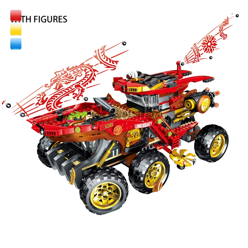 New 858pcs Land Bounty Truck Model Building Blocks with Figures Compatible 70677 DIY Bricks Toys for Children
New 858pcs Land Bounty Truck Model Building Blocks with Figures Compatible 70677 DIY Bricks Toys for Children