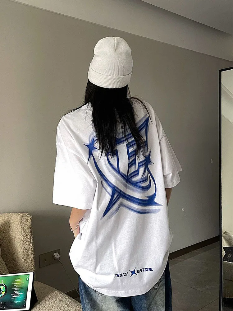 Deeptown Oversized Graphic Cotton T-shirts Women Harajuku Hippie Style Tees Female Grunge Y2k Korean Streetwear White Black Tops
Deeptown Oversized Graphic Cotton T-shirts Women Harajuku Hippie Style Tees Female Grunge Y2k Korean Streetwear White Black Tops