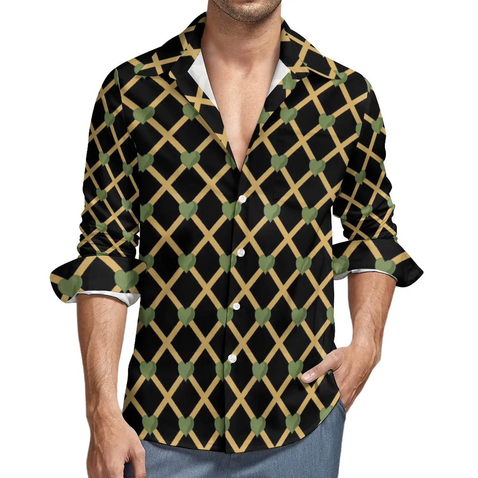 Jojos Bizzare Adventures Dio Brando Shirt Spring Diego Heart Casual Shirts Cool Blouses Long Sleeve Graphic Funny Top Plus Size
Jojos Bizzare Adventures Dio Brando Shirt Spring Diego Heart Casual Shirts Cool Blouses Long Sleeve Graphic Funny Top Plus Size