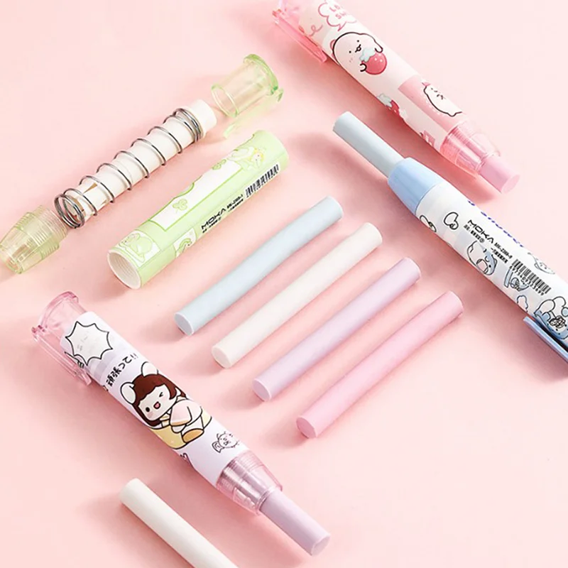 Retractable Eraser Pencil Rubber Soft Refill Core for Kids Art Writing Erasers Pen Office Correction Supplies Stationery
Retractable Eraser Pencil Rubber Soft Refill Core for Kids Art Writing Erasers Pen Office Correction Supplies Stationery