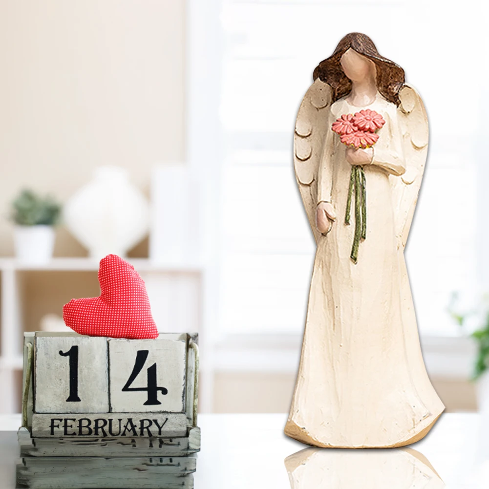 Valentines Day Resin Angel Figurine Statue Sculpture Tabletop Home Decorations Birthday Holiday Gifts to Show Love Gratitude
Valentines Day Resin Angel Figurine Statue Sculpture Tabletop Home Decorations Birthday Holiday Gifts to Show Love Gratitude