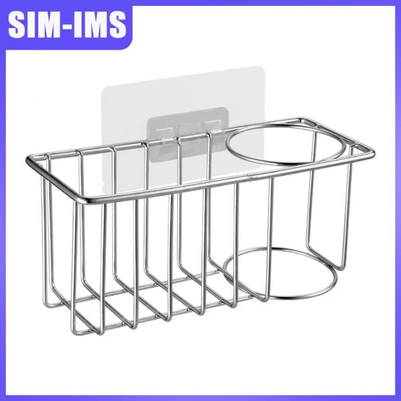 Stainless Steel Faucet Rack Kitchen Storage Shelf Sponge Dish Cloth Finishing Rack Drain Rack Pool Rag Storage Drain Dry Rack 
Stainless Steel Faucet Rack Kitchen Storage Shelf Sponge Dish Cloth Finishing Rack Drain Rack Pool Rag Storage Drain Dry Rack
