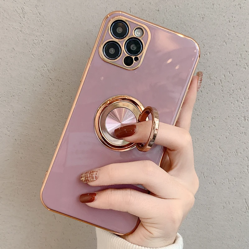 Luxury Plating Finger Ring Holder Case For iPhone 13 14 Pro Max 12 Mini XS XR X 8 7 Plus SE Soft Phone Cover For iPhone 11 Case
Luxury Plating Finger Ring Holder Case For iPhone 13 14 Pro Max 12 Mini XS XR X 8 7 Plus SE Soft Phone Cover For iPhone 11 Case