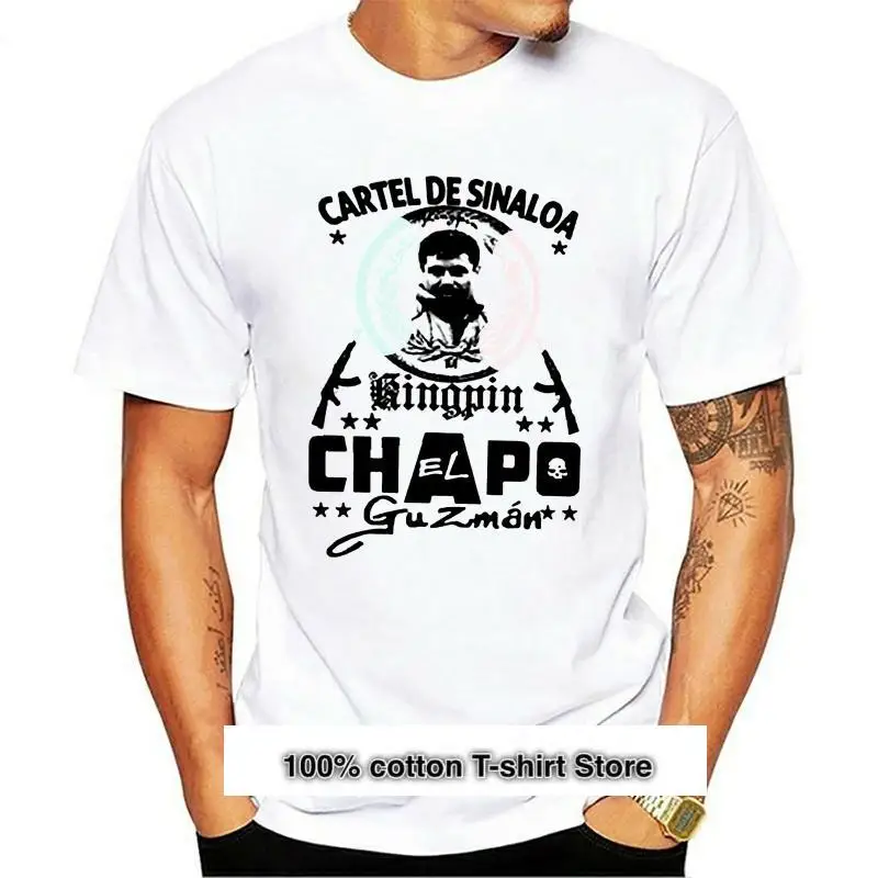 Футболка с принтом El Chapo Guzman футболка Sinaloa Cartel gangsicario Мексиканский хитман нарко