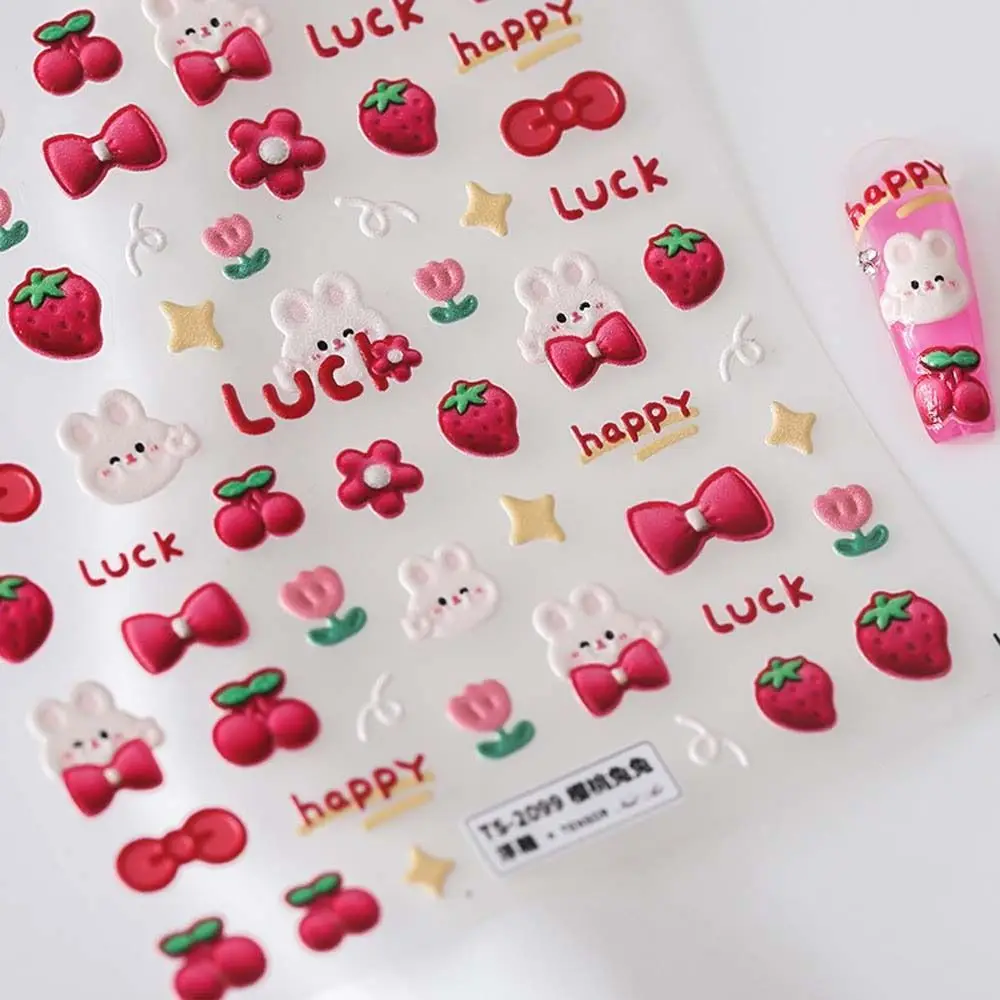 3D Kawaii Panda Rabbit Nail Art Sticker Embossed Cat Bear With Self-Adhesive Flower Nail Art Sticker Decorative Accessories
3D Kawaii Panda Rabbit Nail Art Sticker Embossed Cat Bear With Self-Adhesive Flower Nail Art Sticker Decorative Accessories
