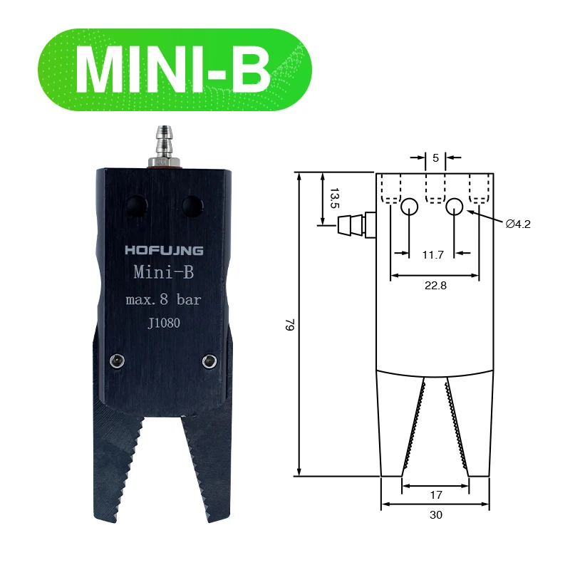 Пневматический мини-захват Koceru J1080/1060
Пневматический мини-захват Koceru J1080/1060