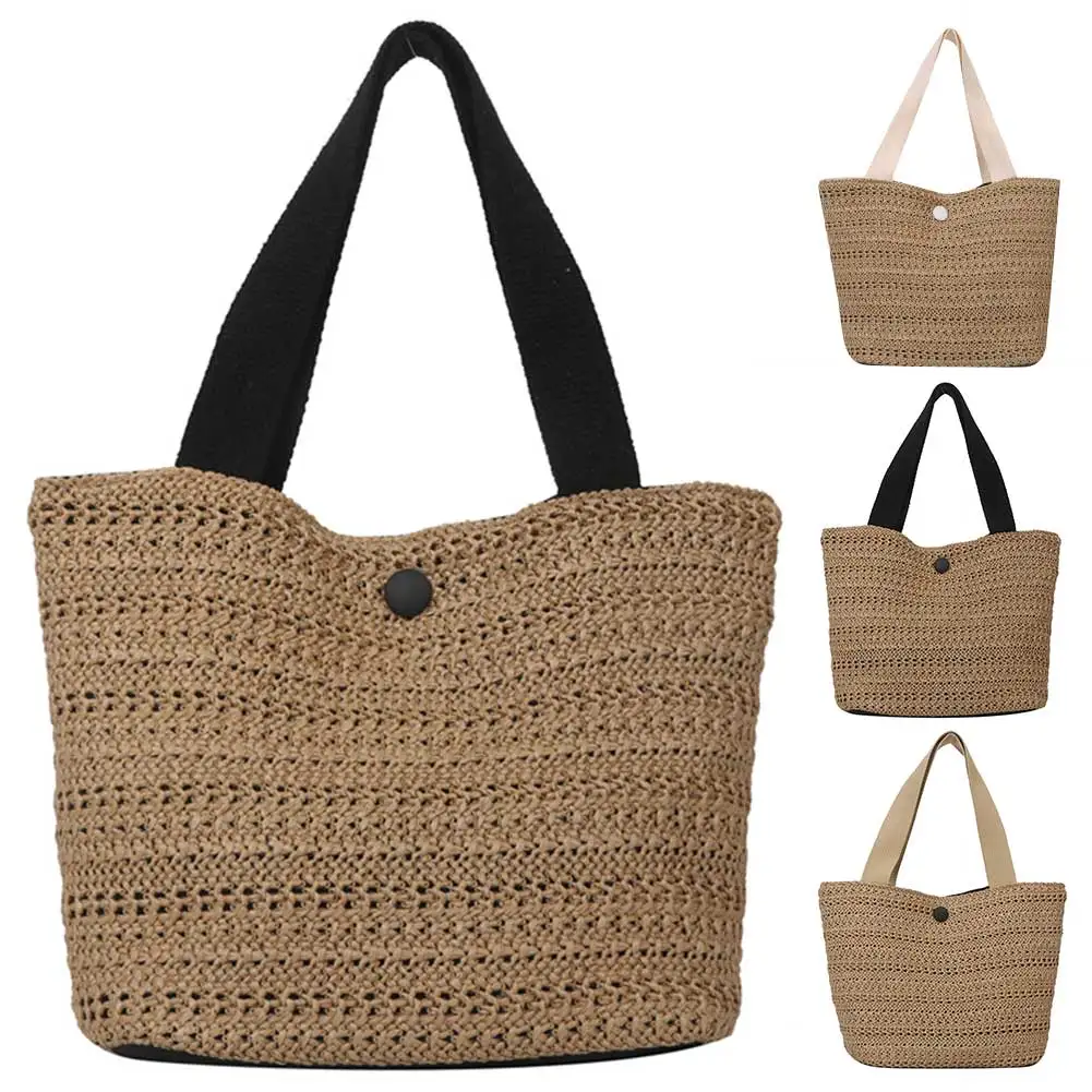 2023 Elegant Ladies Straw Woven Handbag Women Beach Casual Tote Top-Handle Bags Fashion Large Capacity Retro Shoulder Bags сумка
2023 Elegant Ladies Straw Woven Handbag Women Beach Casual Tote Top-Handle Bags Fashion Large Capacity Retro Shoulder Bags сумка