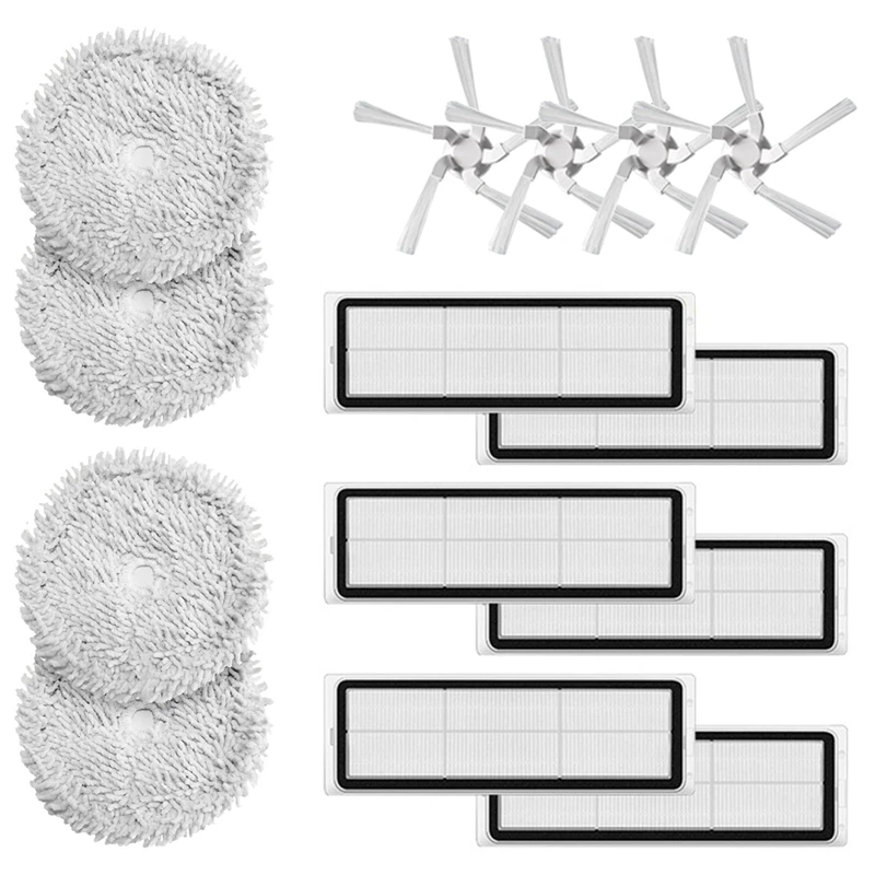 14Pcs For Xiaomi Dreame W10 Robot Vacuum Cleaner With Side Brush, HEPA Filter, Mop Cloth Spar Parts Cleaning Replacement
14Pcs For Xiaomi Dreame W10 Robot Vacuum Cleaner With Side Brush, HEPA Filter, Mop Cloth Spar Parts Cleaning Replacement