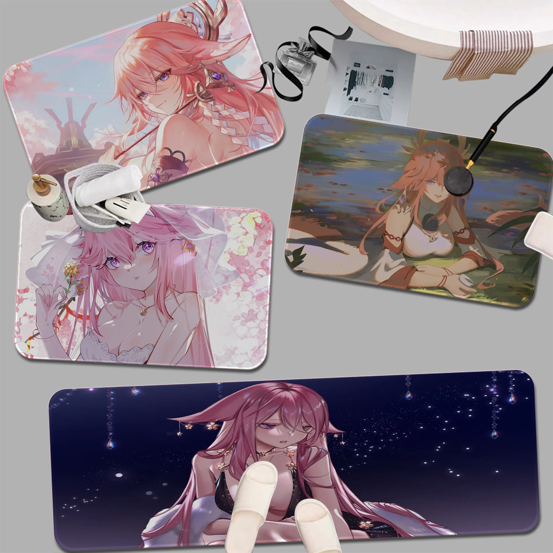 Genshin Impact Yae Miko Door Mat Washable Non-Slip Living Room Sofa Chairs Area Mat Kitchen Welcome Doormat
Genshin Impact Yae Miko Door Mat Washable Non-Slip Living Room Sofa Chairs Area Mat Kitchen Welcome Doormat