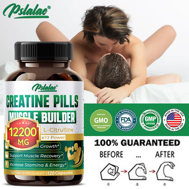 Creatine Monohydrate 12200 Mg - Nutritional Supplement Containing L-Arginine, Tongkat Ali, Ginseng - Boosts Energy Performance
Creatine Monohydrate 12200 Mg - Nutritional Supplement Containing L-Arginine, Tongkat Ali, Ginseng - Boosts Energy Performance