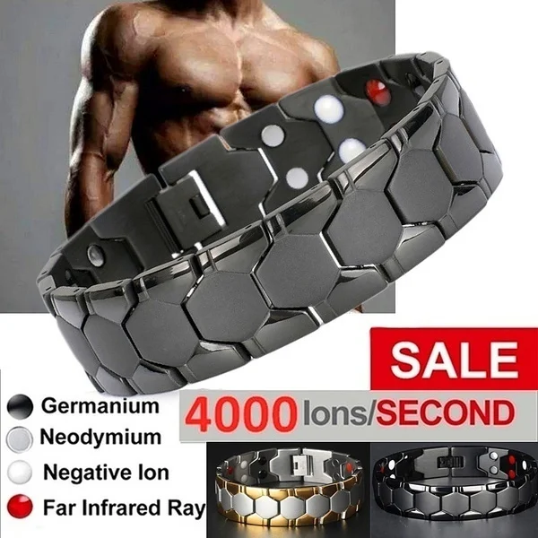 Mens Jewellery Fashion Bio Anti-Fatigue Healing Hematite Beads Stretch Magnetic Bracelet Therapy Bead Wrist Bracelets Jewelry
Mens Jewellery Fashion Bio Anti-Fatigue Healing Hematite Beads Stretch Magnetic Bracelet Therapy Bead Wrist Bracelets Jewelry