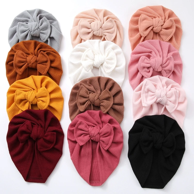 Baby Turban Hat Waffle Ribbed Newborn Beanie Cap Knitted Bow Knot Baby Girls Hat for 0-2 Years Toddler Winter Warm Bonnet
Baby Turban Hat Waffle Ribbed Newborn Beanie Cap Knitted Bow Knot Baby Girls Hat for 0-2 Years Toddler Winter Warm Bonnet
