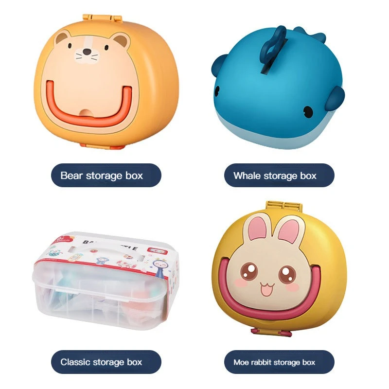 Baby gum Rattle Toy Set newborn baby chewable band storage box grasping handshake rattle series
Baby gum Rattle Toy Set newborn baby chewable band storage box grasping handshake rattle series