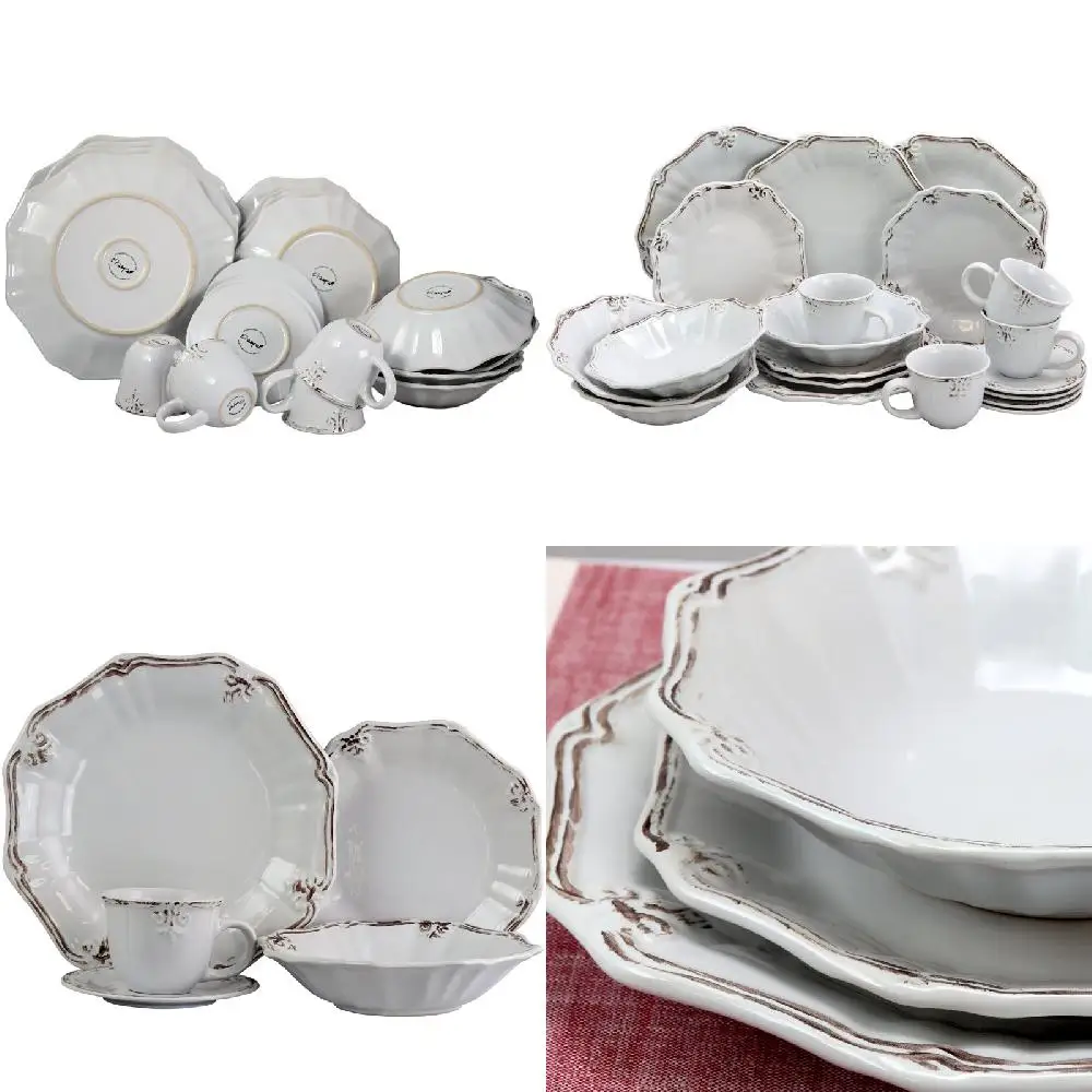 Gorgeous, Classic White 20-Piece De Lys Dinnerware Set - Perfect For Everyday Use or Special Occasions, Service For 4
Gorgeous, Classic White 20-Piece De Lys Dinnerware Set - Perfect For Everyday Use or Special Occasions, Service For 4