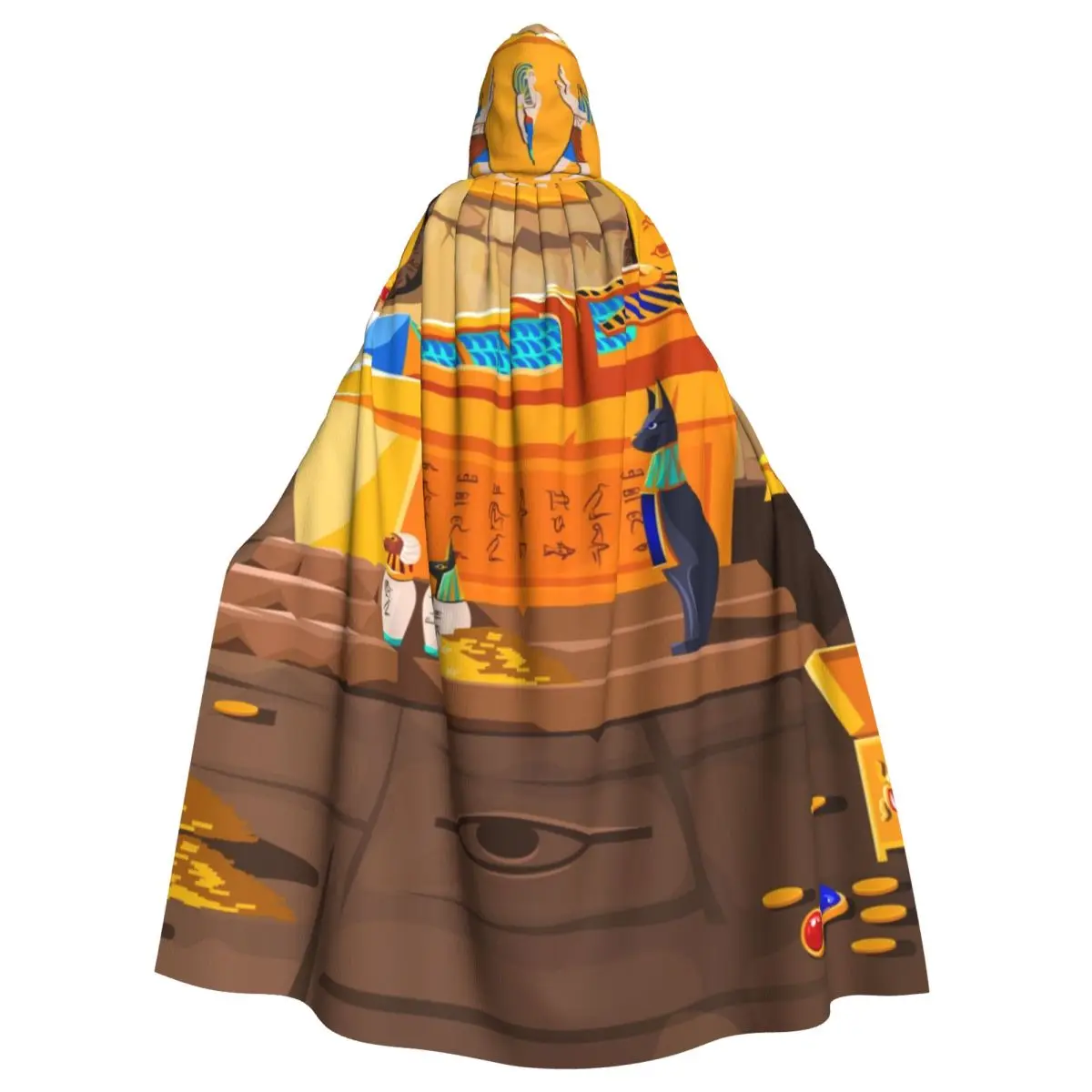 Hooded Cloak Unisex Cloak with Hood Ancient Egypt Tomb Pharaoh Cloak Vampire Witch Cape Cosplay Costume 
Hooded Cloak Unisex Cloak with Hood Ancient Egypt Tomb Pharaoh Cloak Vampire Witch Cape Cosplay Costume