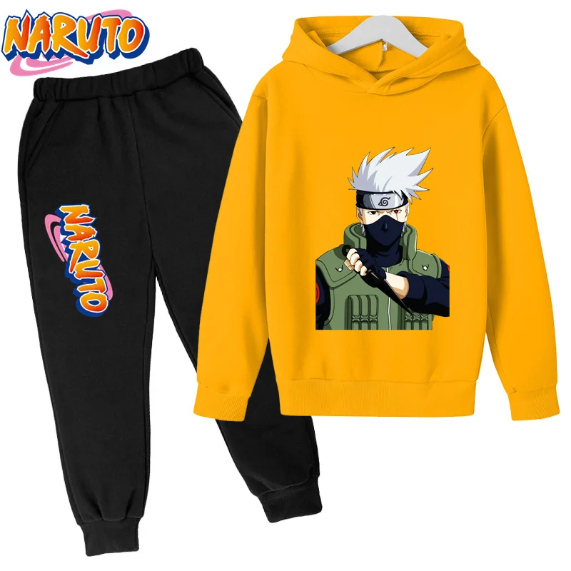 Anime Naruto Tracksuit Kids Hoodies Boys Clothes Set Boys Baby Girls Clothing Kakashi Hooded Casual Sweaters Hooded +pants 2pcs
Anime Naruto Tracksuit Kids Hoodies Boys Clothes Set Boys Baby Girls Clothing Kakashi Hooded Casual Sweaters Hooded +pants 2pcs