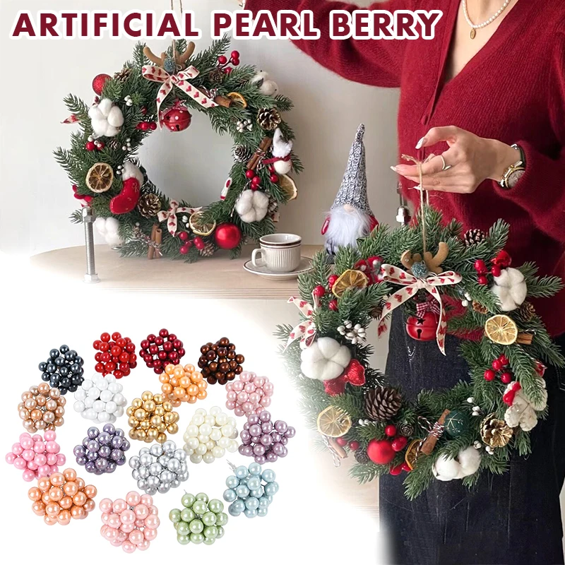 100pcs Pearl Stamens Artificial Flower Small Berries Cherry For Home Christmas Wedding Party DIY Wreath Decoration
100pcs Pearl Stamens Artificial Flower Small Berries Cherry For Home Christmas Wedding Party DIY Wreath Decoration