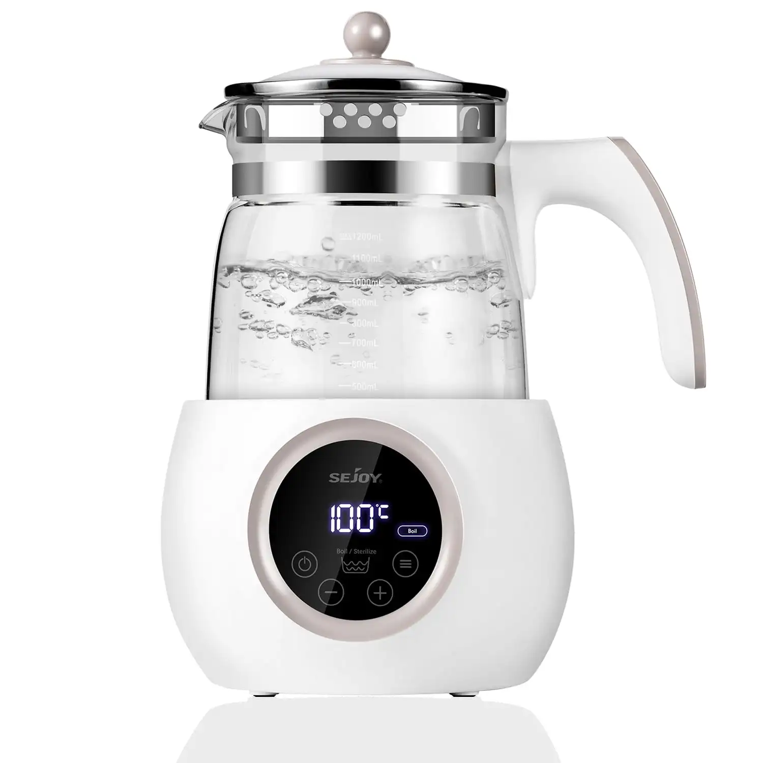 Electric Kettle Hot Water Boiler,600W Baby Bottle Warmer for Breastmilk,Formula Dispenser with Temperature Conrol, Electric Tea
Electric Kettle Hot Water Boiler,600W Baby Bottle Warmer for Breastmilk,Formula Dispenser with Temperature Conrol, Electric Tea