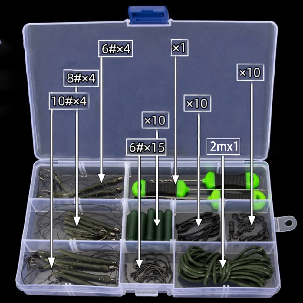 Foldable Fishing Unhooking Mat Carp LandingMat+62pcs European Fishing Accessories String Hook Line Set Tackle Hoses Boxed
Foldable Fishing Unhooking Mat Carp LandingMat+62pcs European Fishing Accessories String Hook Line Set Tackle Hoses Boxed