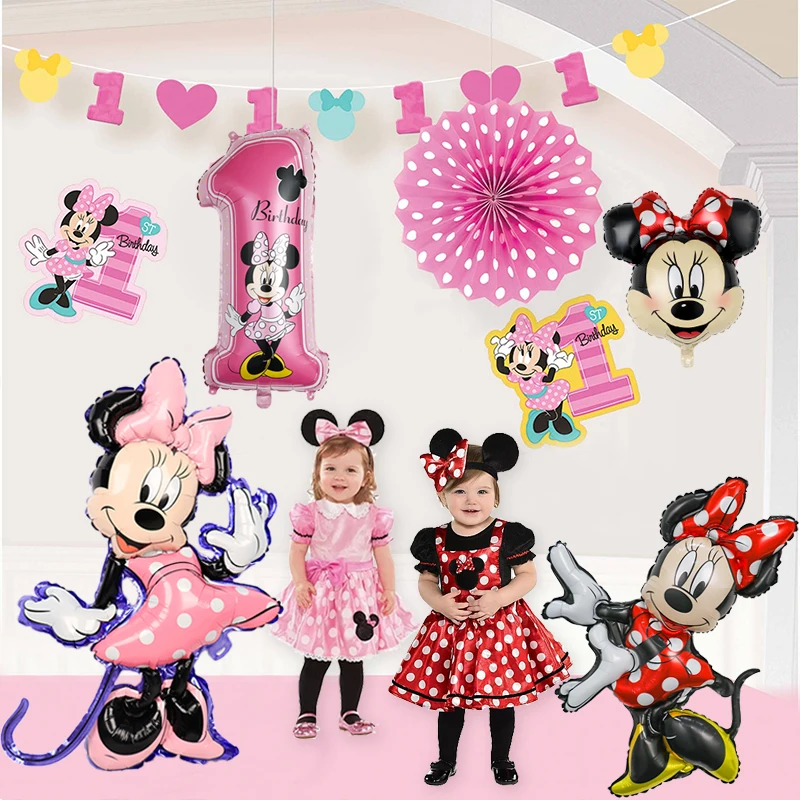 Disney Cartoon Minnie Mouse Party Decorations Mickey Mouse Foil Balloons Birthday Party Decorations Baby Shower Kids Toy Globos 
Disney Cartoon Minnie Mouse Party Decorations Mickey Mouse Foil Balloons Birthday Party Decorations Baby Shower Kids Toy Globos