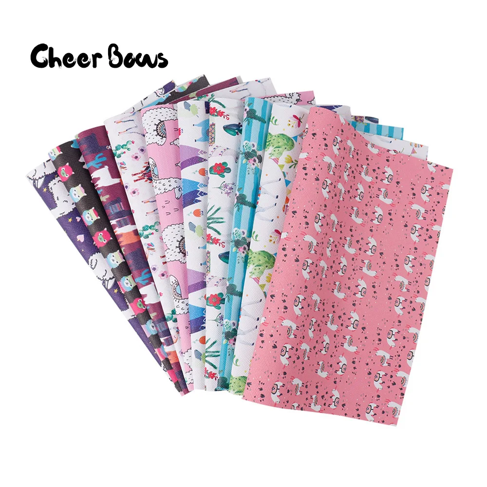 Cute Alpaca Plant Printed Leather Fabrics 22*30CM PU Fabric For Clothing Bags Hairbows Patchwork Sewing Material DIY Crafts
Cute Alpaca Plant Printed Leather Fabrics 22*30CM PU Fabric For Clothing Bags Hairbows Patchwork Sewing Material DIY Crafts