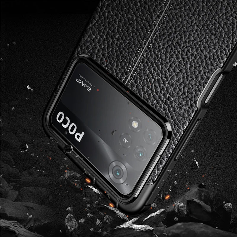 For Xiaomi Poco M4 Pro 4G Case silicone Luxury Leather Case For Xiaomi Poco M4 Pro 4G Cover for Poco M4 Pro 5G Poco X4Pro X4 NFC
For Xiaomi Poco M4 Pro 4G Case silicone Luxury Leather Case For Xiaomi Poco M4 Pro 4G Cover for Poco M4 Pro 5G Poco X4Pro X4 NFC