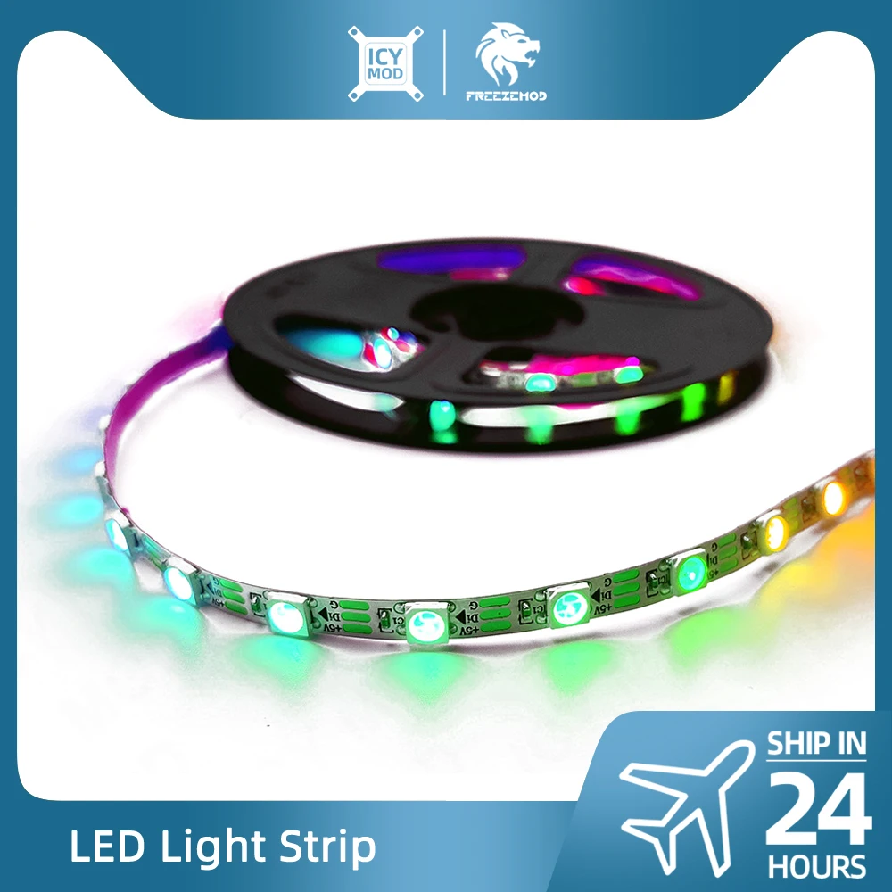LED Flexible Light Strip 5V3PIN RGB Light Strip AURA SYNC Various Sizes 5/10/15/20/30/40/50/100/200CM PC Decorative Light Strip
LED Flexible Light Strip 5V3PIN RGB Light Strip AURA SYNC Various Sizes 5/10/15/20/30/40/50/100/200CM PC Decorative Light Strip
