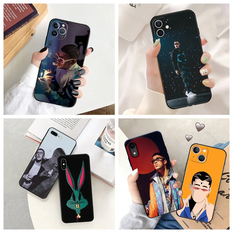 Black Matte Anti-Drop Phone Case For iPhone 14 12 13 Pro Max 11 Mini 7 8 6 6s Plus XS X XR SE Luxury Bad Bunny Cover
Black Matte Anti-Drop Phone Case For iPhone 14 12 13 Pro Max 11 Mini 7 8 6 6s Plus XS X XR SE Luxury Bad Bunny Cover