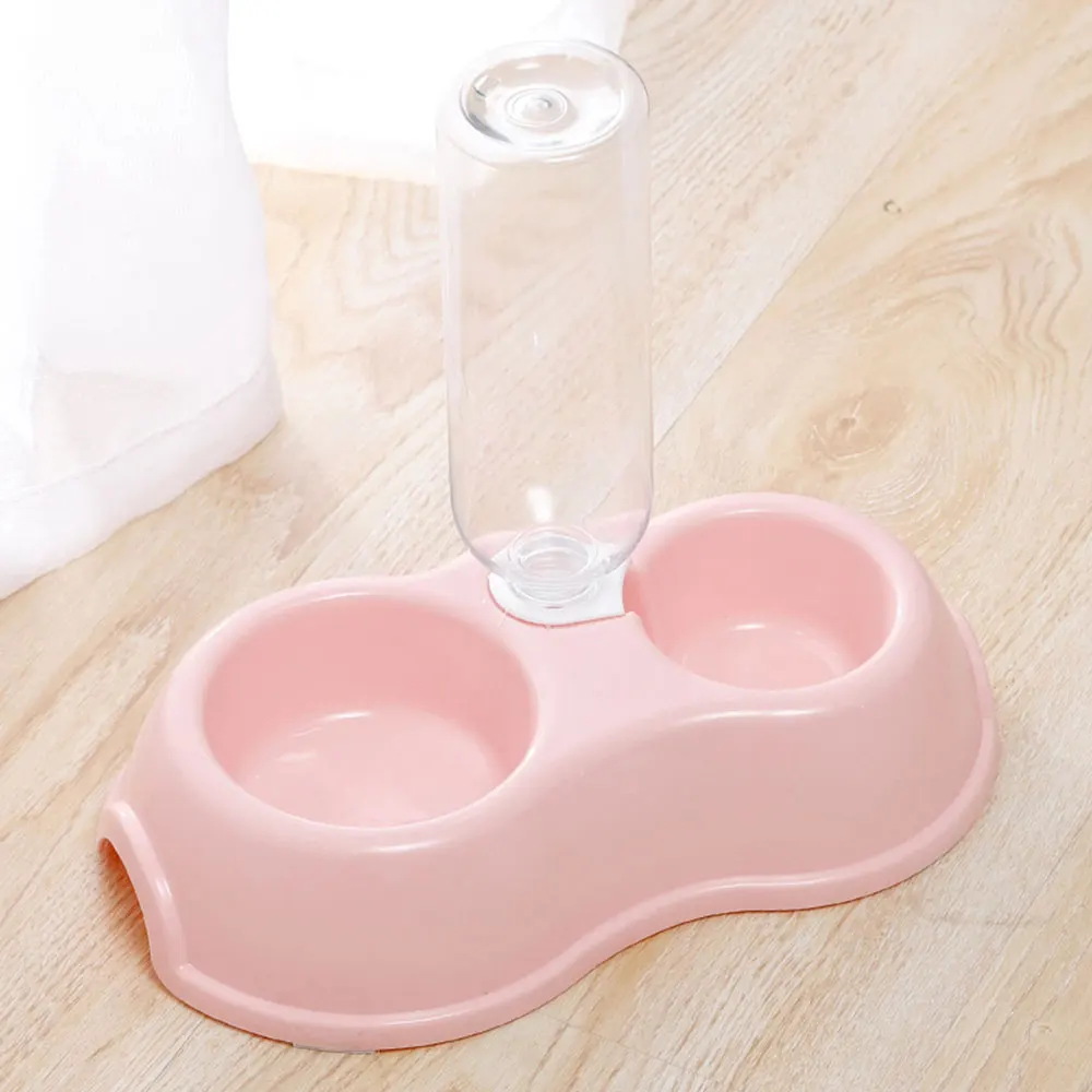 2-in-1 Cat Feeder Detachable Pink Plastic Water Dispenser Bowl for Pets Puppy Kitten Drinking Bottle Cats Feeding Container
2-in-1 Cat Feeder Detachable Pink Plastic Water Dispenser Bowl for Pets Puppy Kitten Drinking Bottle Cats Feeding Container