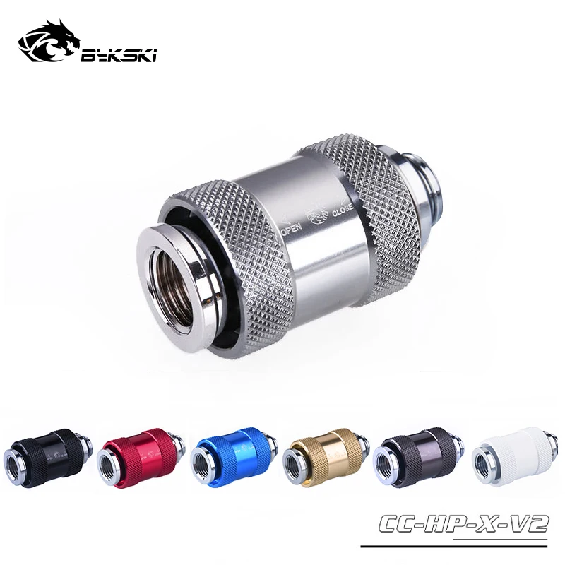 Bykski Hand Push Valve Switch G1/4 Thread Male to Famale Flat Push Type Water Stop Valve Metal Switch Cooling System Fitting
Bykski Hand Push Valve Switch G1/4 Thread Male to Famale Flat Push Type Water Stop Valve Metal Switch Cooling System Fitting