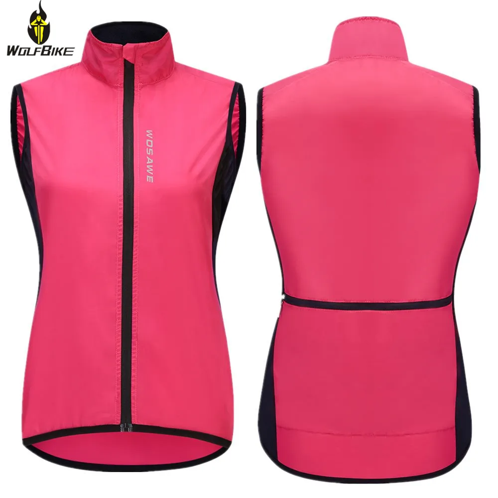 WOSAWE Women's Cycling Vest Windproof Quick Dry Windcoat MTB Bike Bicycle Sleeveless Jersey Gilet Jackets Ultralight Windbreaker
WOSAWE Women's Cycling Vest Windproof Quick Dry Windcoat MTB Bike Bicycle Sleeveless Jersey Gilet Jackets Ultralight Windbreaker