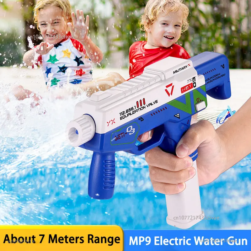 2023 Summer MP9 Electric Water Gun Children Water Blaster Beach Outdoor Shooting Game Swimming Pool Kid Playing Water Fight Toys
2023 Summer MP9 Electric Water Gun Children Water Blaster Beach Outdoor Shooting Game Swimming Pool Kid Playing Water Fight Toys