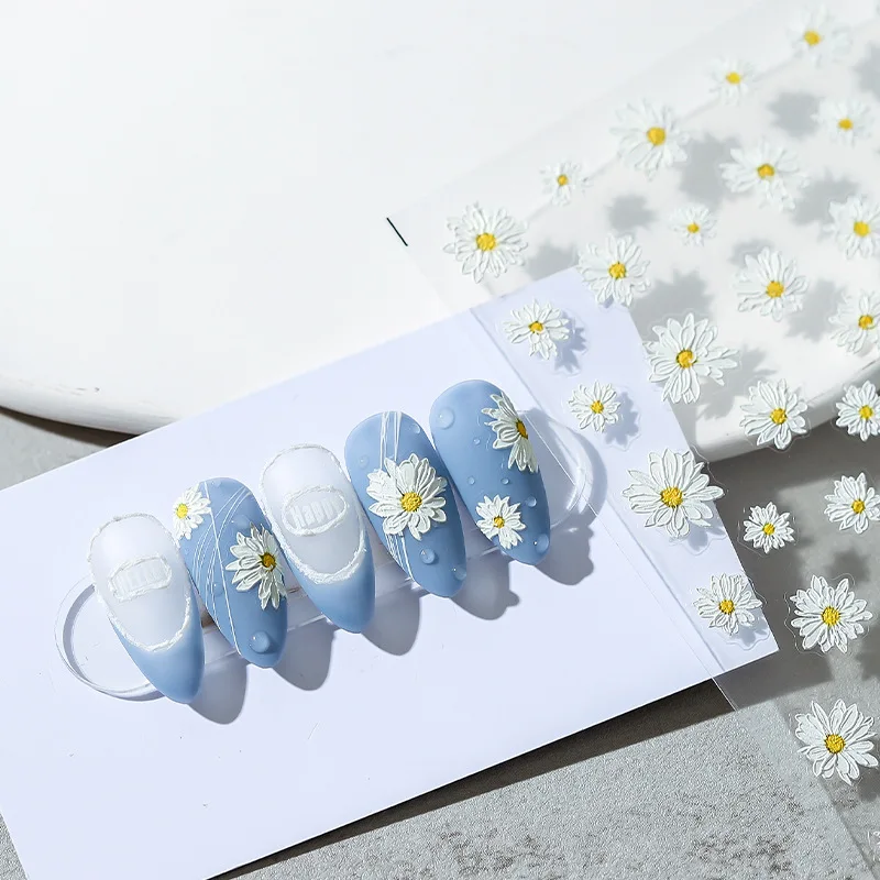 5D Soft Reliefs Self Adhesive Daisy Sunflower Strawberry Nail Art Stickers Fashion Charm Nail Art Decoration Nail Decals
5D Soft Reliefs Self Adhesive Daisy Sunflower Strawberry Nail Art Stickers Fashion Charm Nail Art Decoration Nail Decals