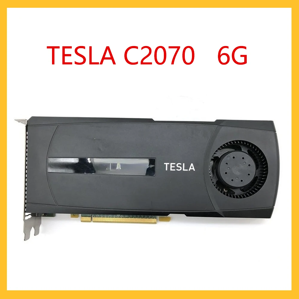 Video Card for TESLA C2070 6G Professional Computing Graphics Card GPU Accelerated Active Turbo Cooling with DVI Display
Video Card for TESLA C2070 6G Professional Computing Graphics Card GPU Accelerated Active Turbo Cooling with DVI Display