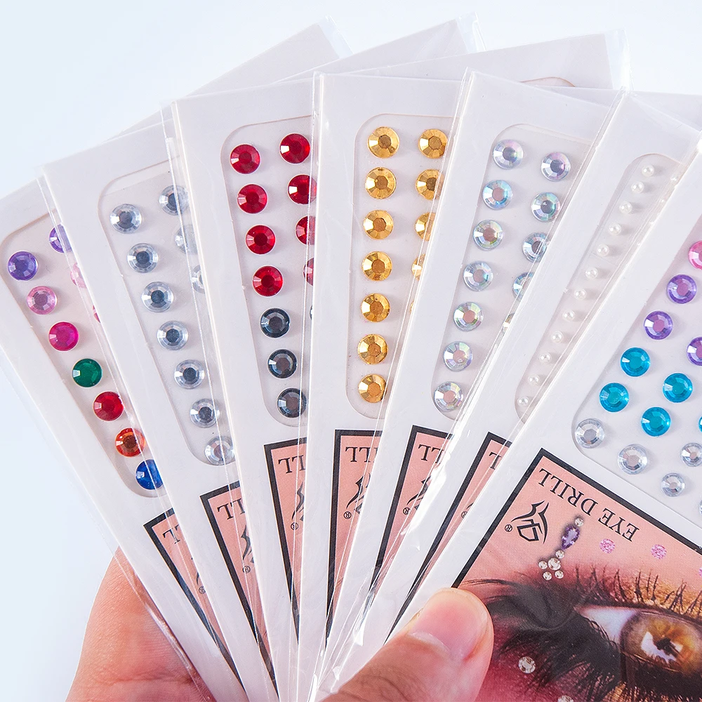 2/3/4/5MM Mixed Acrylic Self Adhesive Gemstones 3D Crystal Eye Makeup Decal Bling Decoration Rhinestone Sticker 81PCS/Set
2/3/4/5MM Mixed Acrylic Self Adhesive Gemstones 3D Crystal Eye Makeup Decal Bling Decoration Rhinestone Sticker 81PCS/Set