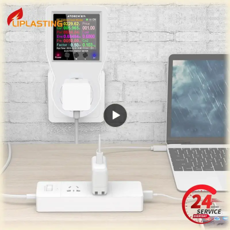 Умная розетка Tuya с Wi-Fi, 1 шт., цифровой ваттметр, 220 В, измеритель мощности, потребление электроэнергии, вилка ЕС, мощность киловатта, мощность, мощность
Умная розетка Tuya с Wi-Fi, 1 шт., цифровой ваттметр, 220 В, измеритель мощности, потребление электроэнергии, вилка ЕС, мощность киловатта, мощность, мощность