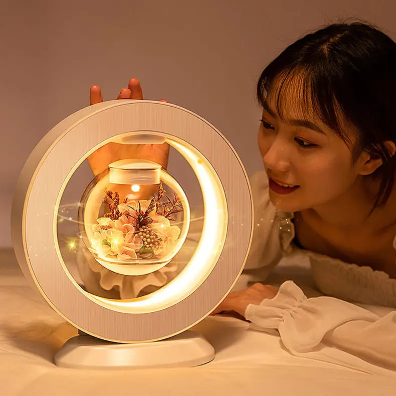 LED magnetic levitation immortal flower bedroom table lamp girl room romantic wedding gift decoration table lamp
LED magnetic levitation immortal flower bedroom table lamp girl room romantic wedding gift decoration table lamp