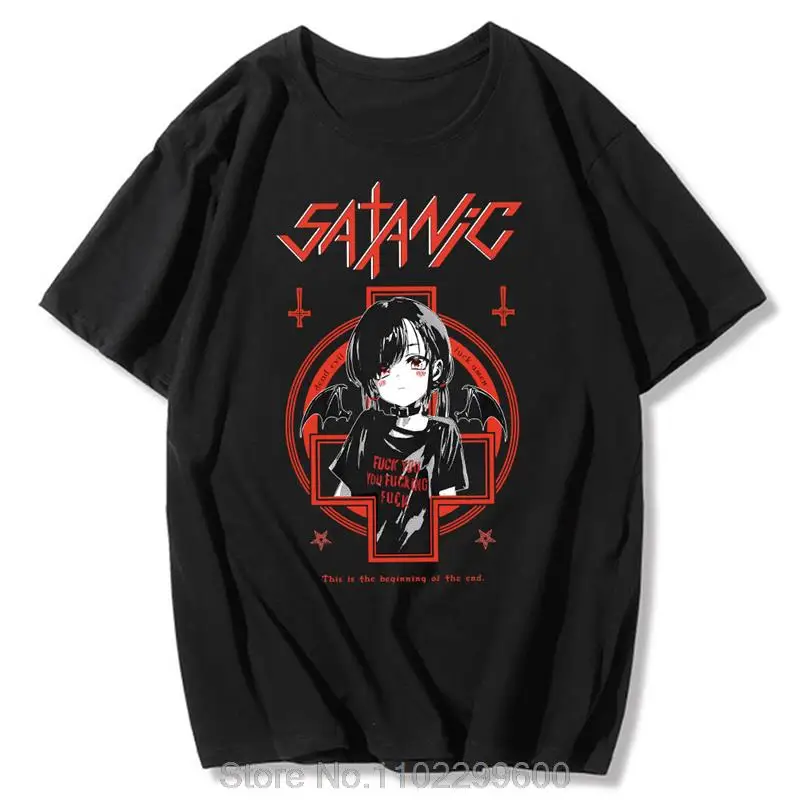 Demon Girl Goth T Shirt Anime Shirt Y2k Streetwear Women/Men 100 Cotton Summer Aesthetic T-shirt Harajuku Print Tees
Demon Girl Goth T Shirt Anime Shirt Y2k Streetwear Women/Men 100 Cotton Summer Aesthetic T-shirt Harajuku Print Tees